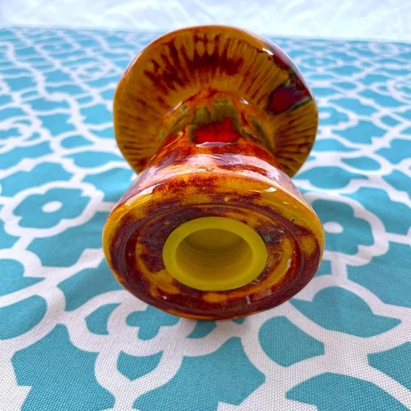 Vintage 1970s Ceramic Mushroom Salt or Pepper Shaker Retro Boho - Picture 2 of 8